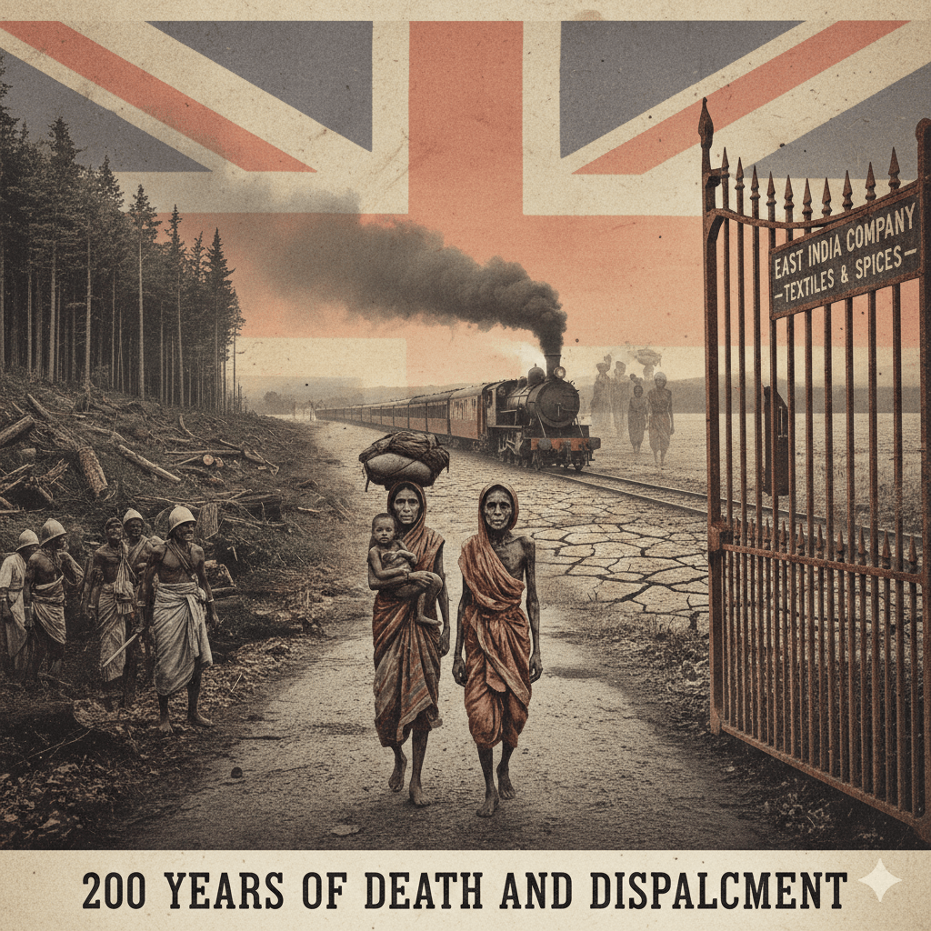 Deaths and Displacement During 200 Years of British Colonial Rule in India&nbsp;(1765–1947)